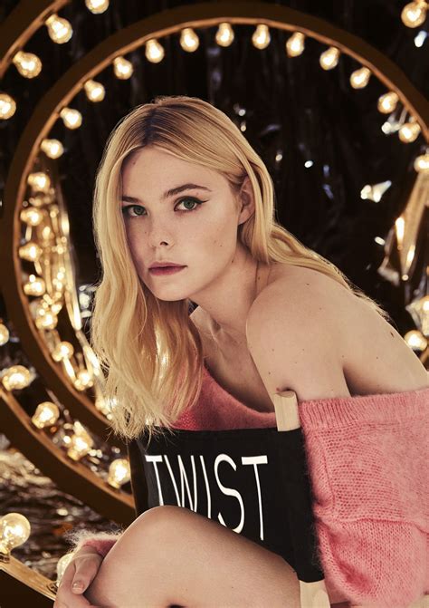 miu miu elle fanning|miu se twist.